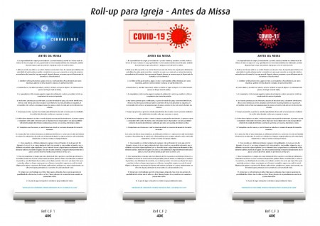 Roll-up para Igreja - Durante e Depois da Missa